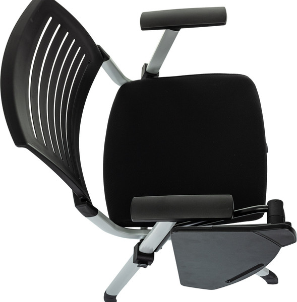 Изображение товара Стул офисный Бюрократ X-Click-PP со столиком (черный/серый)