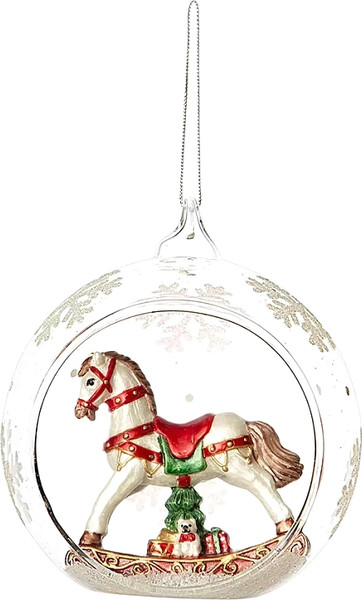 Изображение товара Шар новогодний Tkano Festive Horse New Year Essential / TK25-NY_DEC0008