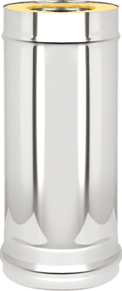 Изображение товара Труба дымохода Везувий AISI 304 0.8/430 0.5 д.115х200 L-0.5м