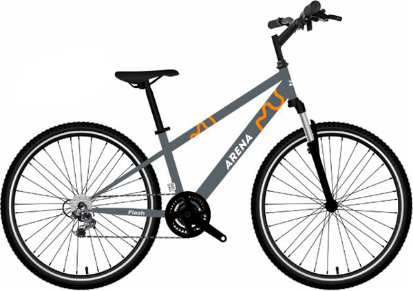 Изображение товара Велосипед Arena Flash 24 2026 (12, графитовый, разобранный, в коробке)
