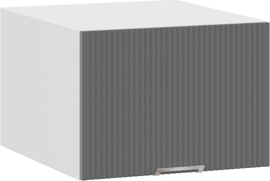 Изображение товара Шкаф под вытяжку ТриЯ Кимберли 1В5ГП с одной откидной дверью (белый/титан)