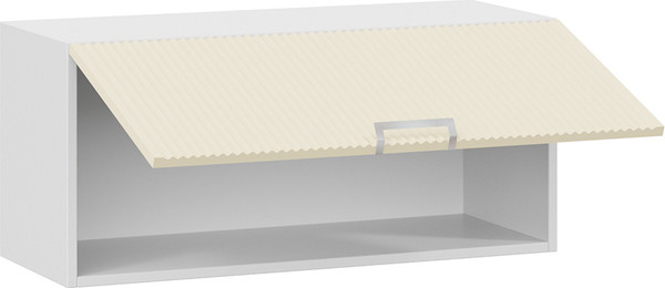 Изображение товара Шкаф под вытяжку ТриЯ Кимберли 1В8Г с одной откидной дверью (белый/крем)