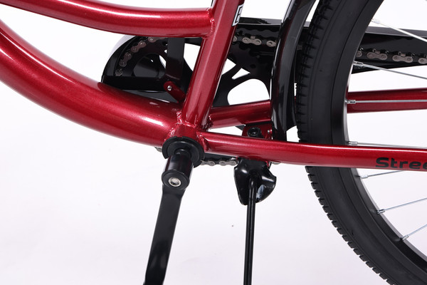 Изображение товара Велосипед Arena Street 28 2026 (17, вишневый, разобранный, в коробке)