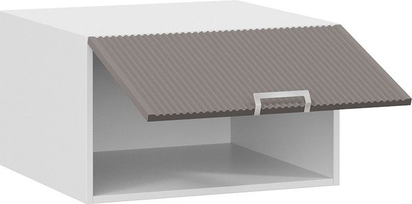 Изображение товара Шкаф под вытяжку ТриЯ Кимберли 1В8ГП с одной откидной дверью (белый/муссон)