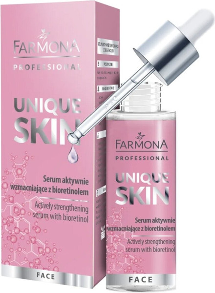 Изображение товара Сыворотка для лица Farmona Professional Unique Skin Активно укрепляющая с биоретинолом (50мл)
