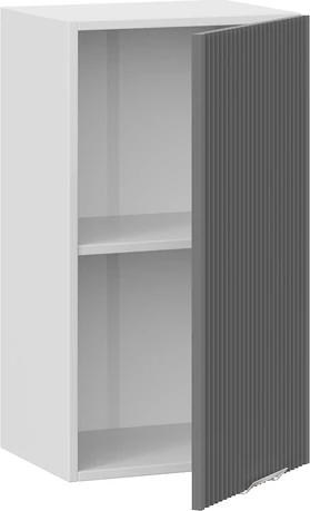 Изображение товара Шкаф навесной для кухни ТриЯ Кимберли 1ВВ4 с одной дверью (белый/титан)