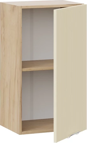 Изображение товара Шкаф навесной для кухни ТриЯ Кимберли 1ВВ4 с одной дверью (дуб крафт золотой/крем)