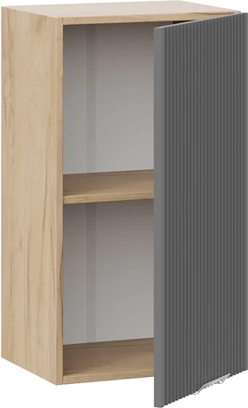 Изображение товара Шкаф навесной для кухни ТриЯ Кимберли 1ВВ4 с одной дверью (дуб крафт золотой/титан)