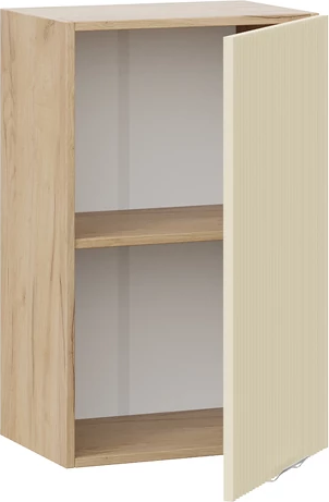 Изображение товара Шкаф навесной для кухни ТриЯ Кимберли 1ВВ45 с одной дверью (дуб крафт золотой/крем)