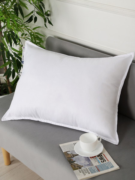 Изображение товара Подушка для сна BIO-LINE Полиэфирное волокно с тиковым чехлом 40x60 / PSE40 (белый)