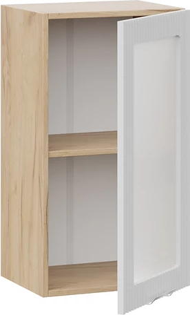 Изображение товара Шкаф навесной для кухни ТриЯ Кимберли 1ВВ45С с одной дверью (дуб крафт золотой/сноу)