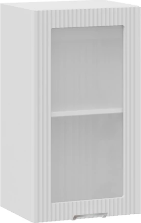 Изображение товара Шкаф навесной для кухни ТриЯ Кимберли 1ВВ4С с одной дверью (белый/сноу)