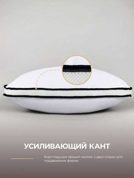 Изображение товара Комплект подушек для сна BIO-LINE 3D с бортом 50x70 / PSB (2шт, синий)