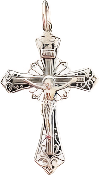 Изображение товара Крестик из серебра Сильген 290112
