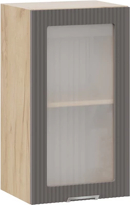 Изображение товара Шкаф навесной для кухни ТриЯ Кимберли 1ВВ4С с одной дверью (дуб крафт золотой/муссон)