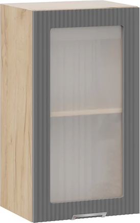 Изображение товара Шкаф навесной для кухни ТриЯ Кимберли 1ВВ4С с одной дверью (дуб крафт золотой/титан)