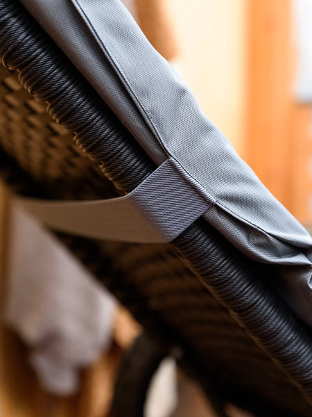 Изображение товара Матрас для садовой мебели BIO-LINE Оксфорд с завязками 60x190 / SZO (серый)