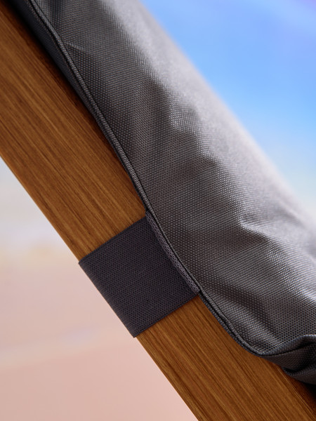 Изображение товара Матрас для садовой мебели BIO-LINE Оксфорд с завязками 60x190 / SZO (серый)