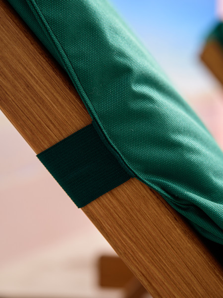 Изображение товара Матрас для садовой мебели BIO-LINE Оксфорд с завязками 60x190 / SZO (зеленый)