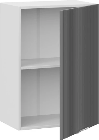 Изображение товара Шкаф навесной для кухни ТриЯ Кимберли 1ВВ5 с одной дверью (белый/титан)