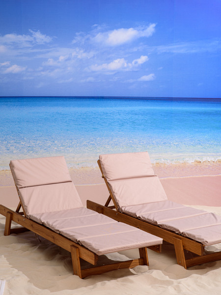 Изображение товара Матрас для садовой мебели BIO-LINE Оксфорд с завязками 60x190 / SZO (бежевый)