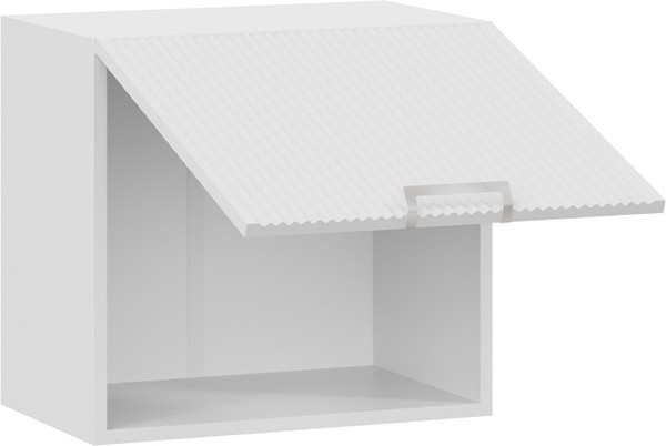 Изображение товара Шкаф под вытяжку ТриЯ Кимберли 1ВВ5Г с одной откидной дверью (белый/сноу)
