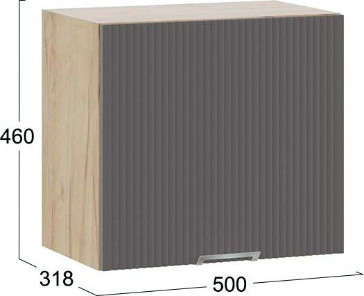 Изображение товара Шкаф под вытяжку ТриЯ Кимберли 1ВВ5Г с одной откидной дверью (дуб крафт золотой/муссон)