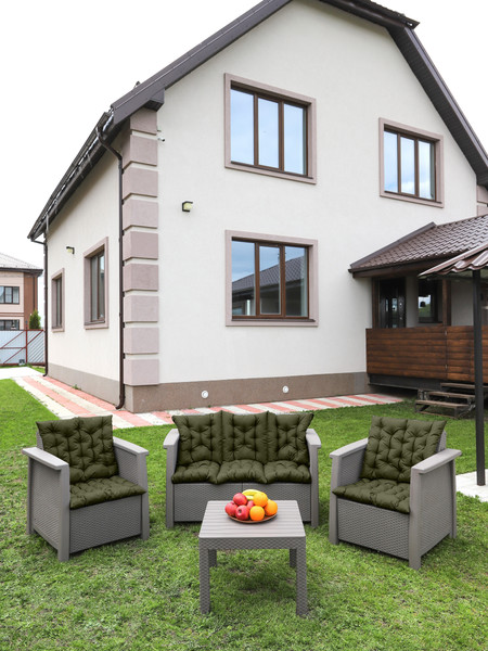 Изображение товара Матрас для садовой мебели BIO-LINE Оксфорд с 4 завязками 50x125 / MO50x125 (хаки)