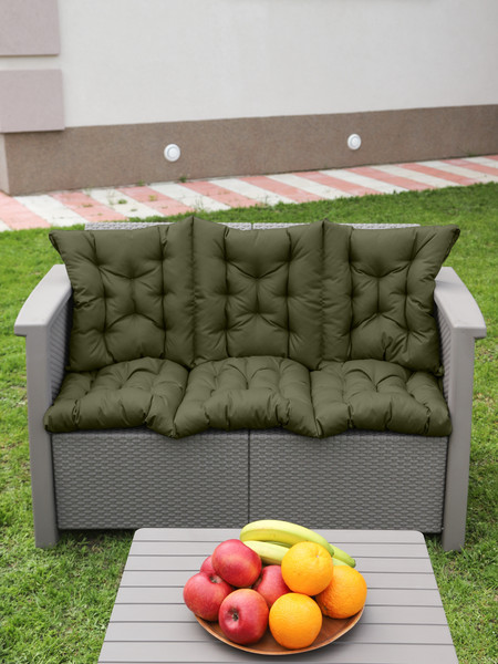 Изображение товара Матрас для садовой мебели BIO-LINE Оксфорд с 4 завязками 50x125 / MO50x125 (хаки)