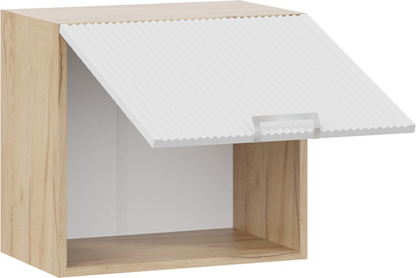 Изображение товара Шкаф под вытяжку ТриЯ Кимберли 1ВВ5Г с одной откидной дверью (дуб крафт золотой/сноу)