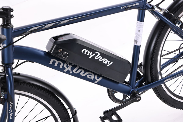 Изображение товара Электровелосипед MyWay Let 350 Max 26 (19, синий матовый)