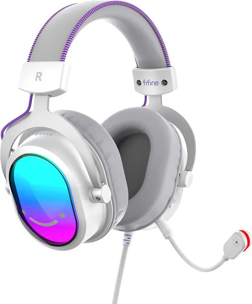 Изображение товара Наушники-гарнитура Fifine H16W (белый/серый)