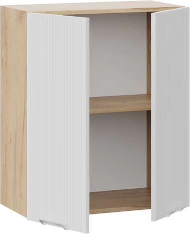 Изображение товара Шкаф навесной для кухни ТриЯ Кимберли 1ВВ6 с двумя дверьми (дуб крафт золотой/сноу)