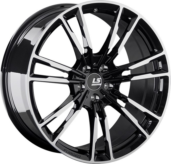 Изображение товара Литой диск LS wheels Forged FG06 20x8" 5x112мм DIA 66.6мм ET 27мм BKF