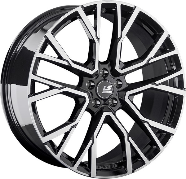 Изображение товара Литой диск LS wheels Forged FG07 21x9.5" 5x112мм DIA 66.6мм ET 36мм BKF