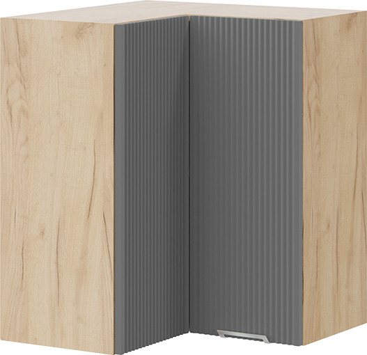 Изображение товара Шкаф навесной для кухни ТриЯ Кимберли 1ВВ6УП угловой прямой (дуб крафт золотой/титан)