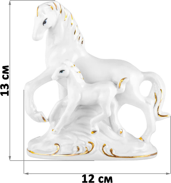 Изображение товара Статуэтка Elan Gallery Лошадь с жеребенком / 330938