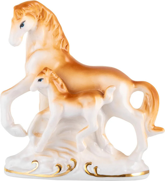 Изображение товара Статуэтка Elan Gallery Лошадь с жеребенком / 330939