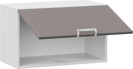 Изображение товара Шкаф под вытяжку ТриЯ Кимберли 1ВВ8Г с одной откидной дверью (белый/муссон)