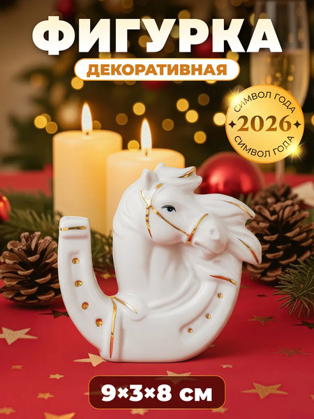 Изображение товара Статуэтка Elan Gallery Лошадь и подкова / 330942