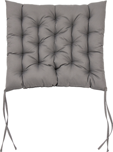 Изображение товара Подушка для садовой мебели BIO-LINE Оксфорд с завязками с 2 сторон 52x60 / PO (серый)
