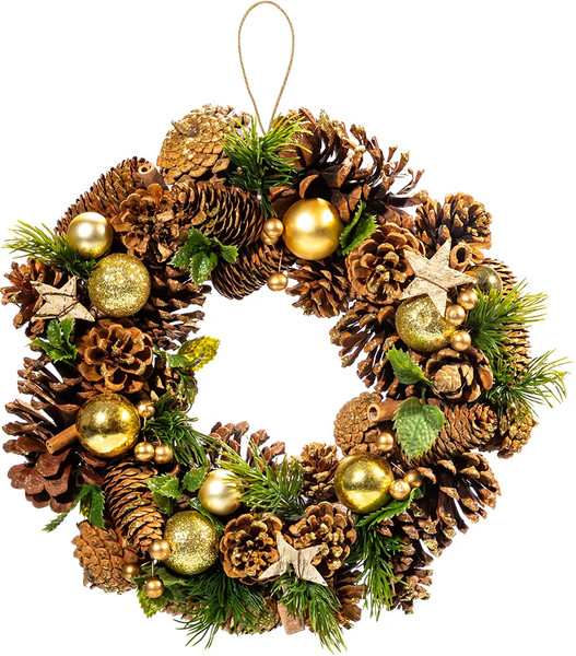 Изображение товара Венок Elan Gallery Новогодний лес / 450182