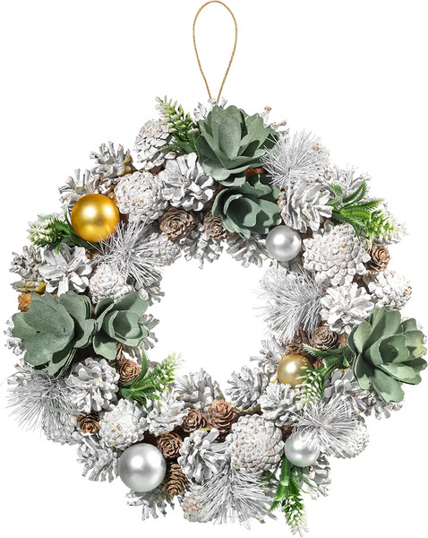 Изображение товара Венок Elan Gallery Снежный лес / 450190