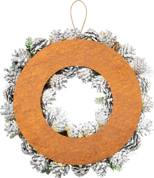 Изображение товара Венок Elan Gallery Снежный лес / 450190