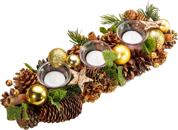 Изображение товара Подсвечник Elan Gallery Новогодний лес / 450184