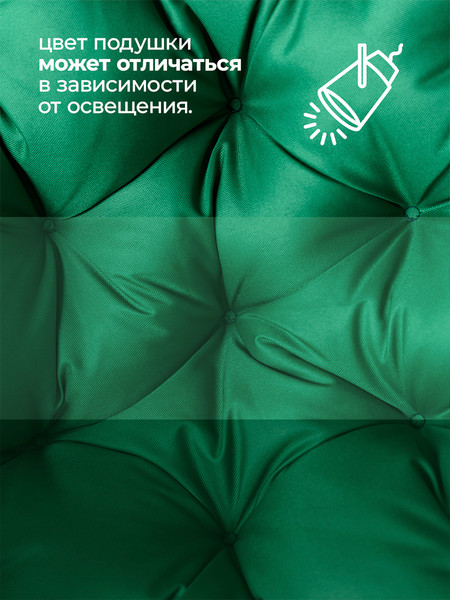 Изображение товара Подушка для садовой мебели BIO-LINE Оксфорд круглая 80x80 / PO80x80 (зеленый)