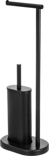 Изображение товара Стойка для туалетной бумаги с ершиком El Casa 240660 (черный)