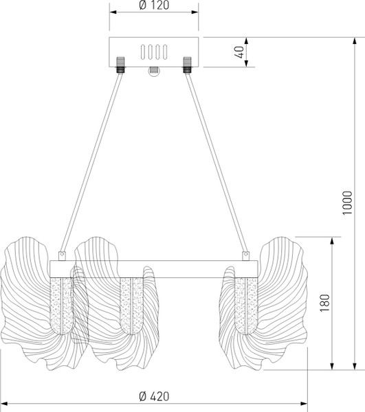 Изображение товара Потолочный светильник Bogate's 91140