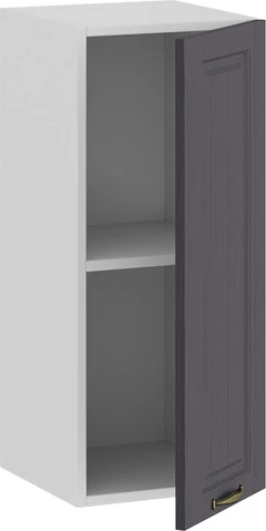 Изображение товара Шкаф навесной для кухни ТриЯ Лина 1ВВ3 с одной дверью (белый/графит)