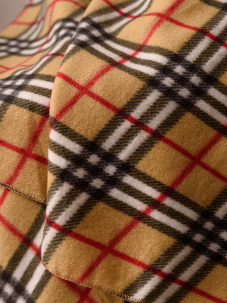 Изображение товара Плед BIO-LINE Флисовый 130x160 / PF130 (песочная клетка)